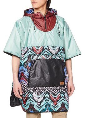 NWT Rumpl Original Puffy Poncho Packable Wearable Blanket Coat New Moon S/M